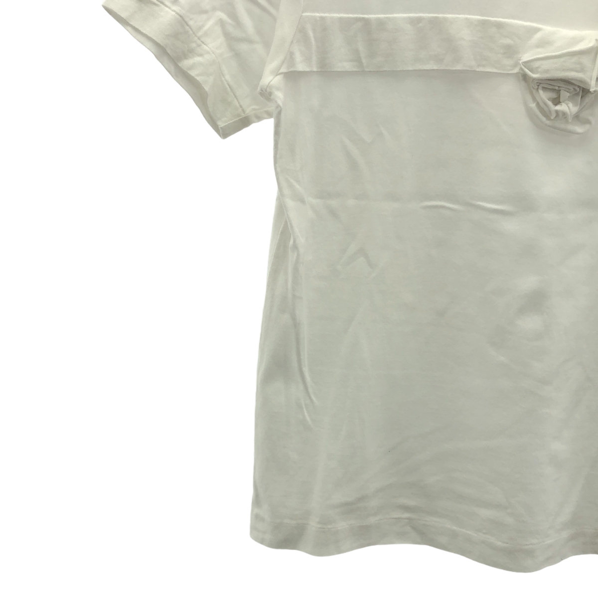 COMME des GARCONS COMME des GARCONS / コムコム フラワー 装飾 クルーネック Tシャツ カットソー