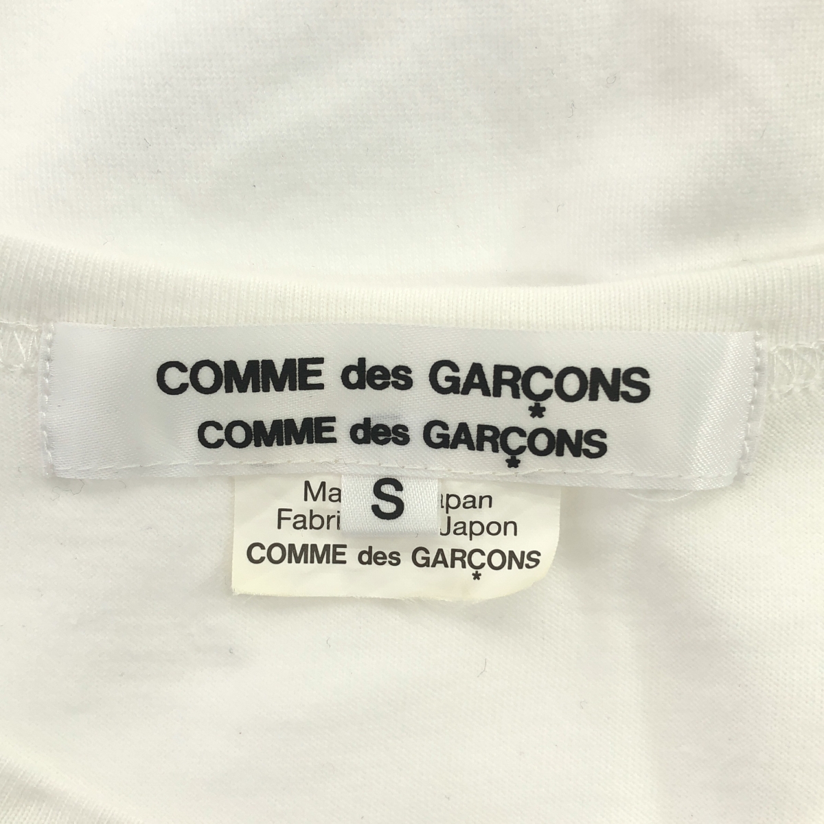 COMME des GARCONS COMME des GARCONS / コムコム フラワー 装飾 クルーネック Tシャツ カットソー