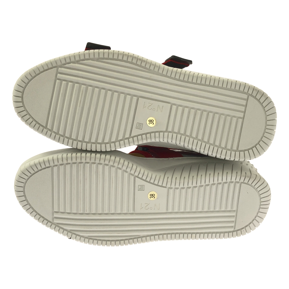 N°21 / ヌメロヴェントゥーノ ローカット ベルト スニーカー