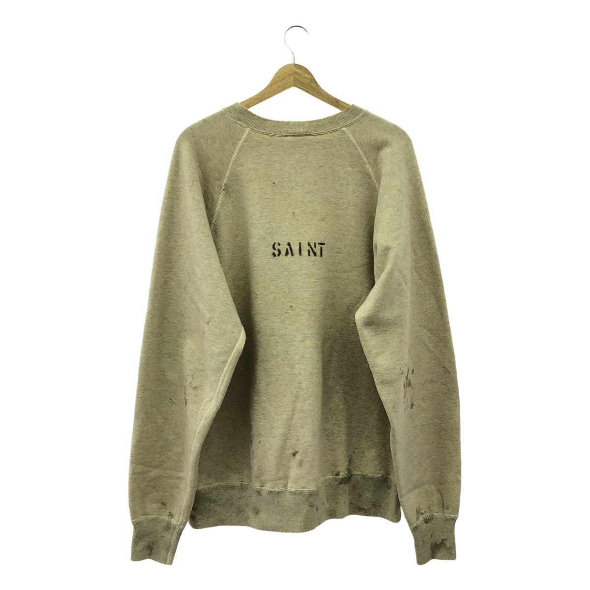 SAINT MICHAEL  Mxxxxxx / セントマイケル NORIDA-KN CRW SWT / ヴィンテージ加工 クルーネックスウェット