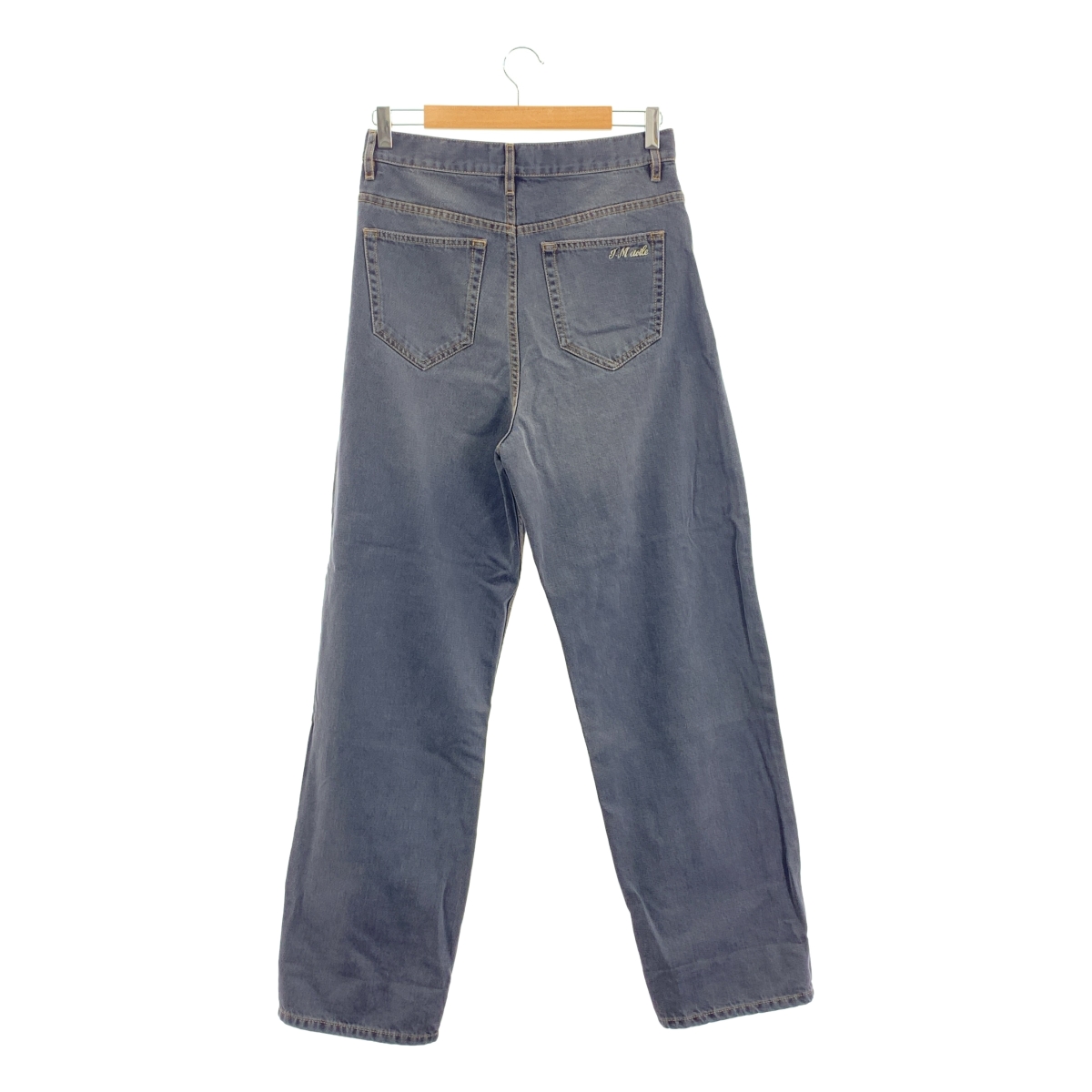 ISABEL MARANT ETOILE / イザベルマランエトワール エンブロイダリー ロゴ ストレート デニムパンツ