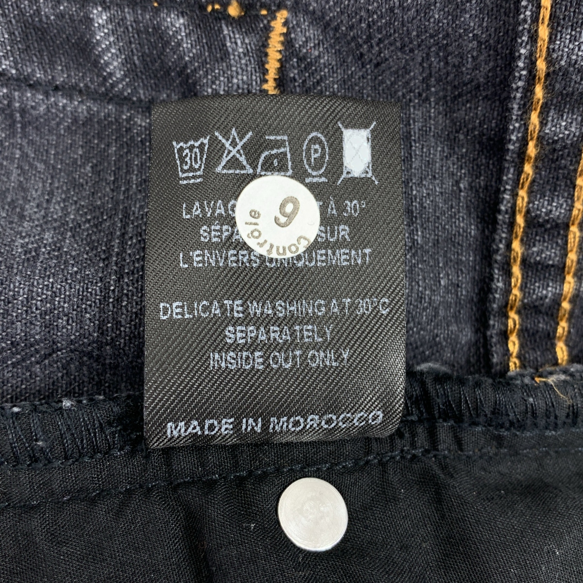 ISABEL MARANT ETOILE / イザベルマランエトワール エンブロイダリー ロゴ ストレート デニムパンツ