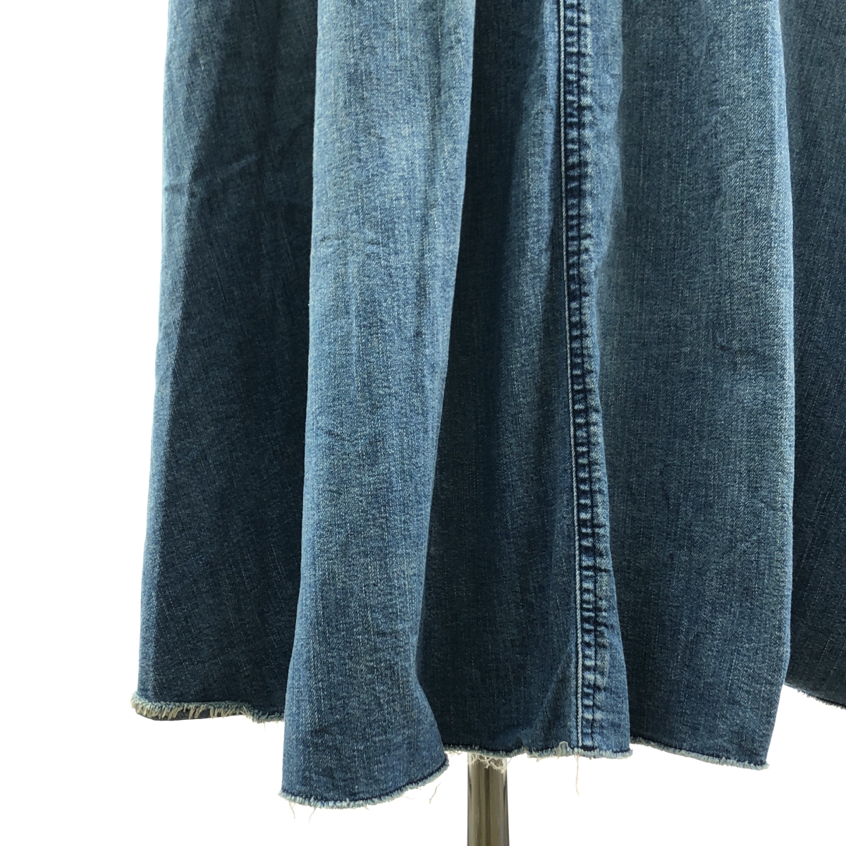 NOWOS / ノーウォス Denim skirt カットオフ デニム ティアードスカート