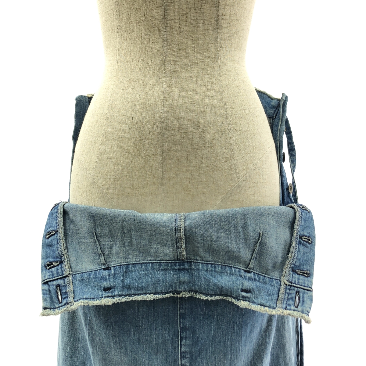 NOWOS / ノーウォス Denim skirt カットオフ デニム ティアードスカート