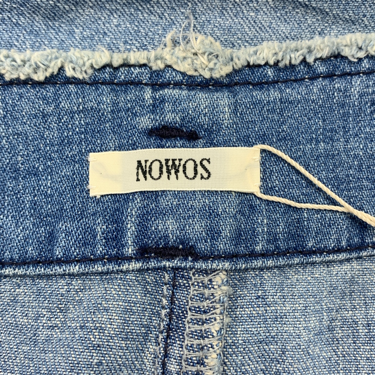 NOWOS / ノーウォス Denim skirt カットオフ デニム ティアードスカート