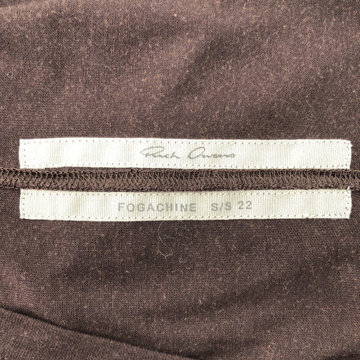 Rick Owens / リックオウエンス シルク混 Vネック ノースリーブ カットソー