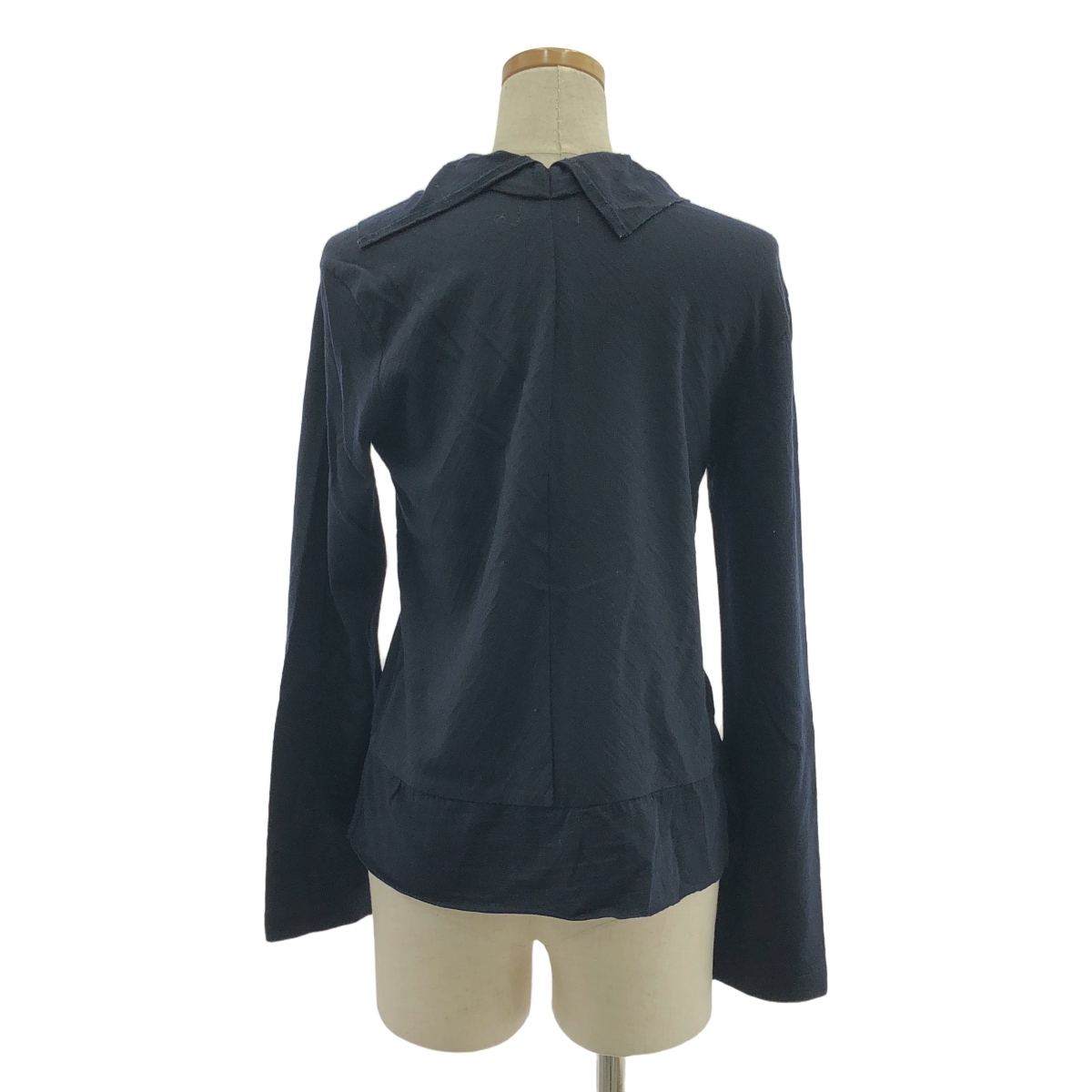 tricot COMME des GARCONS / トリココムデギャルソン ウール フリル デザイン カーディガン