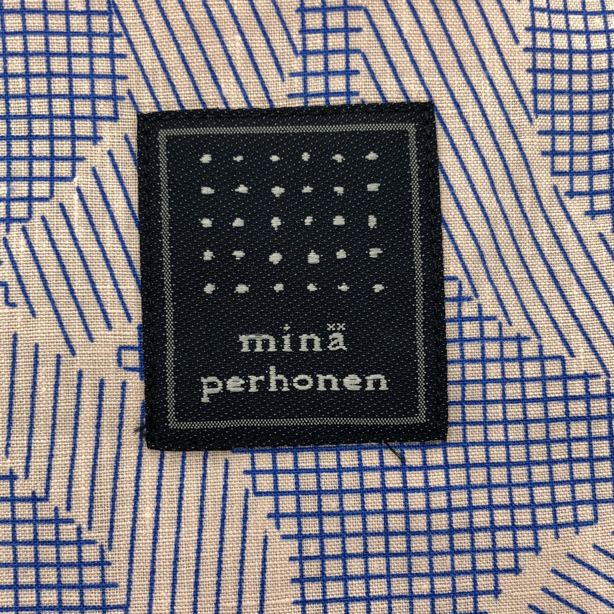 mina perhonen / ミナペルホネン riffle / リフル 総柄 ミニトートバッグ / 総裏地