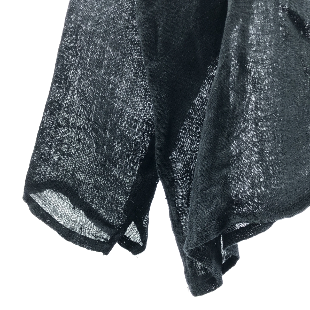 Framework / フレームワーク LINEN クレープ ヘンリー ネック ブラウス シャツ