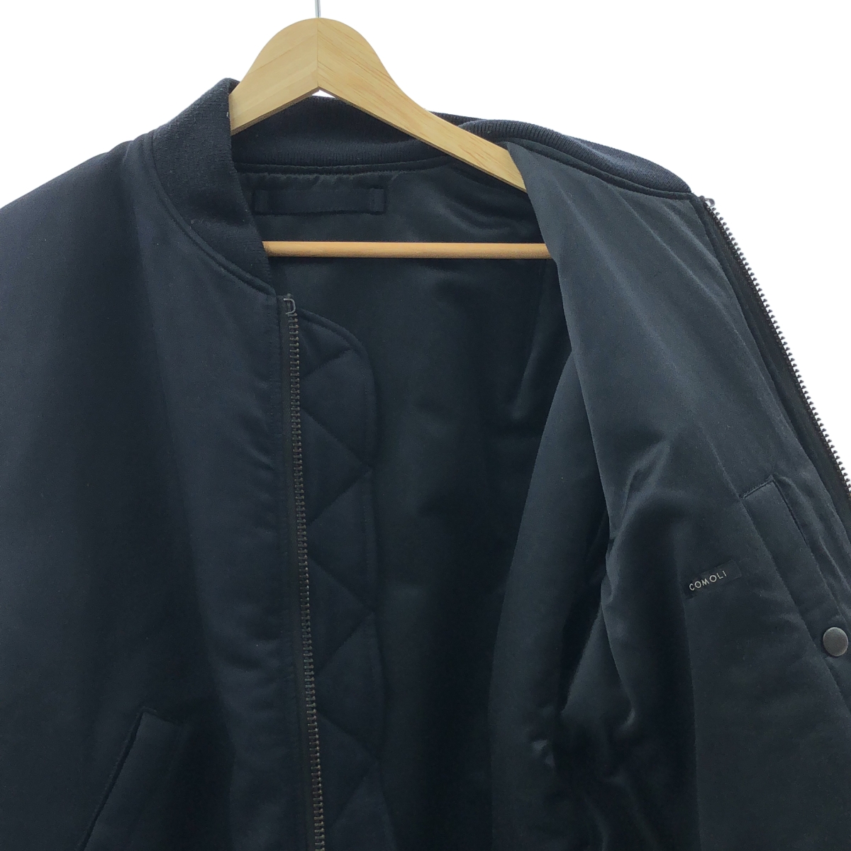 COMOLI / コモリ シルクナイロン MA-1 フライトジャケット