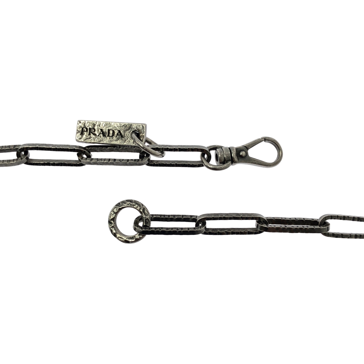 PRADA / プラダ Prada Talisman プラダ タリスマン / ANIMALIER STONE COLLANE 動物モチーフ ラブラドライト ストーン ネックレス