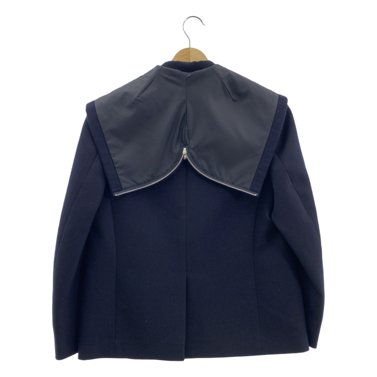 tricot COMME des GARCONS / トリココムデギャルソン フードパーツドッキング ウール テーラードジャケット