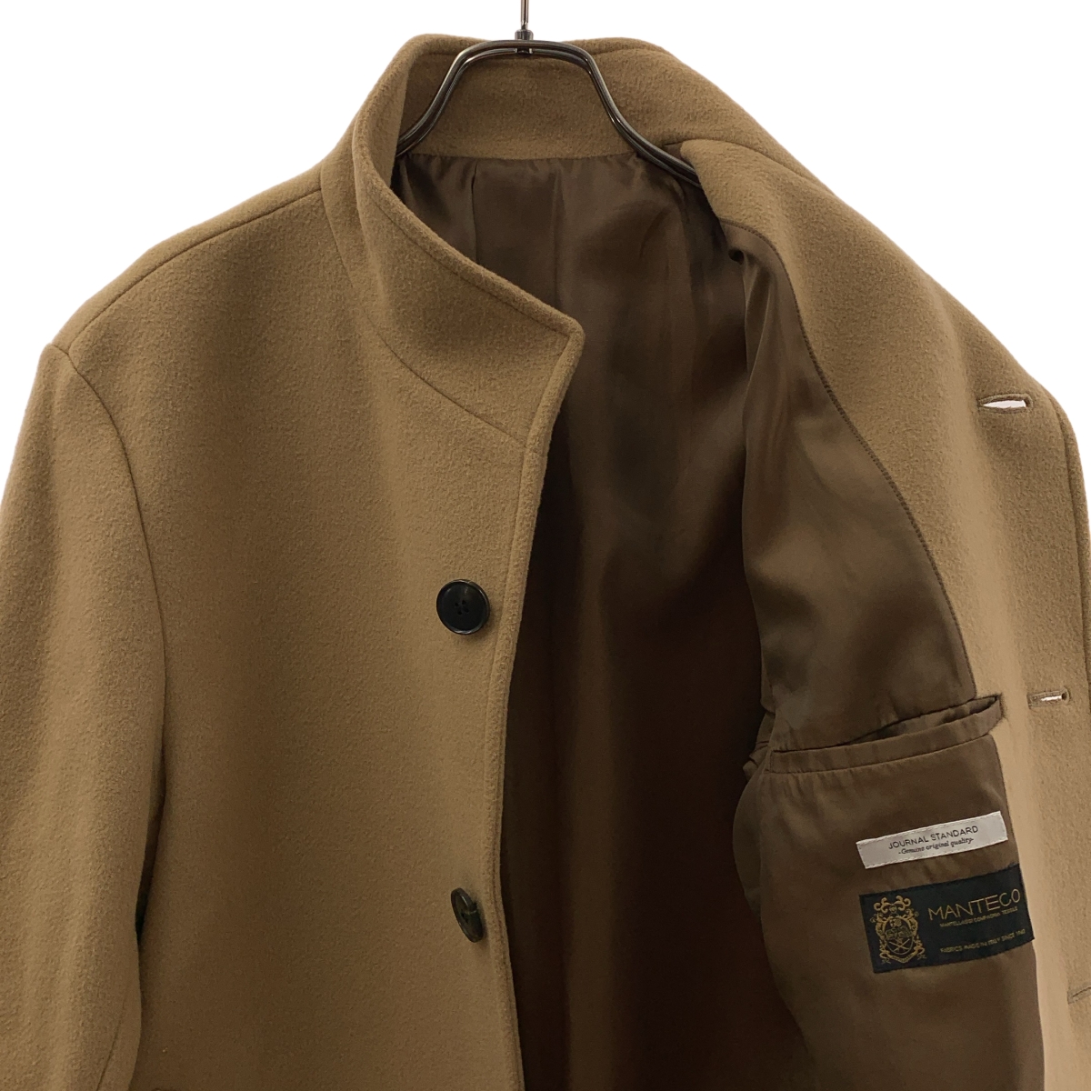 JOURNAL STANDARD / ジャーナルスタンダード MANTECO ウール スタンドカラーコート