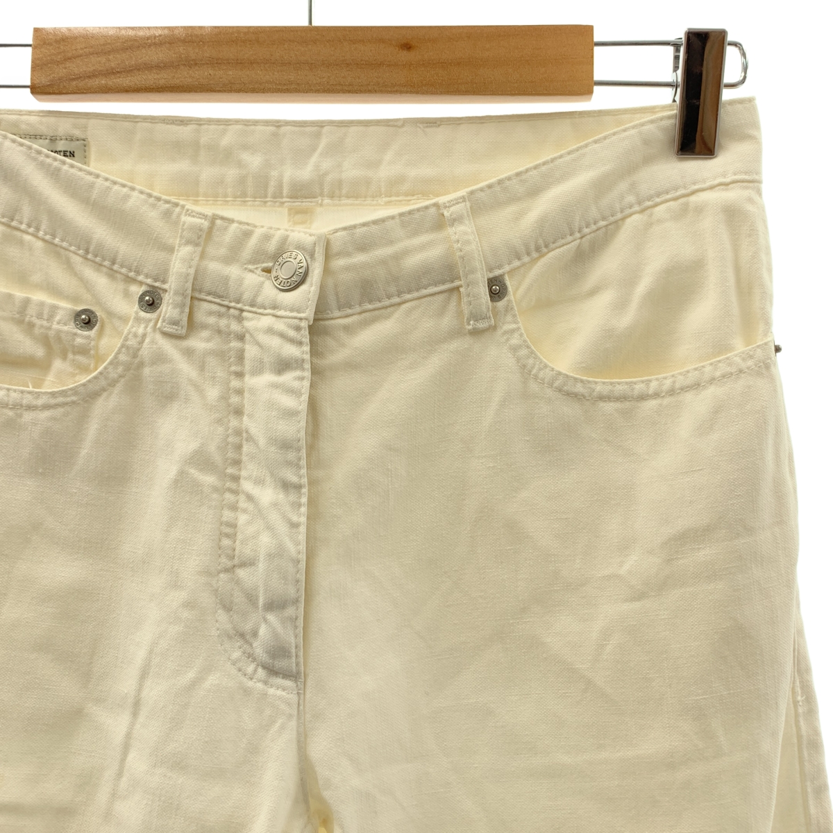 DRIES VAN NOTEN / ドリスヴァンノッテン コットン リネン フレア 5ポケット パンツ