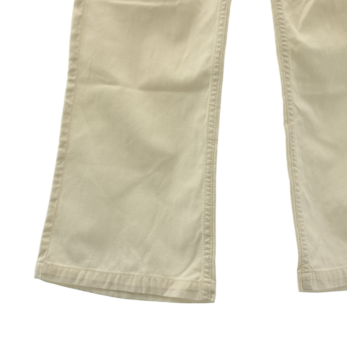 DRIES VAN NOTEN / ドリスヴァンノッテン コットン リネン フレア 5ポケット パンツ