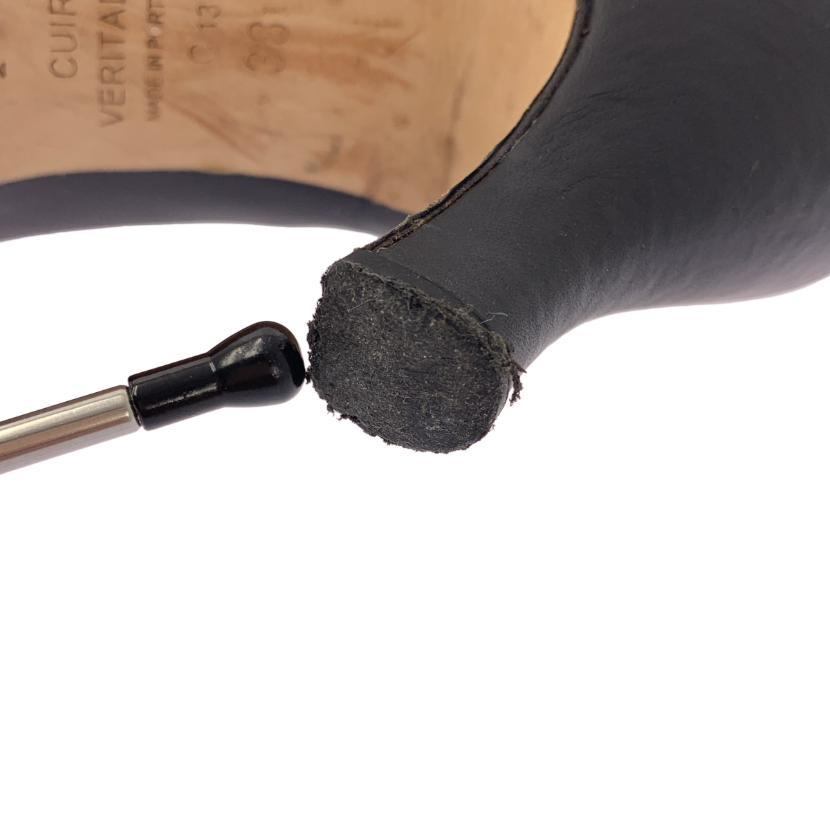 repetto / レペット レザー サイドゴア ヒール ブーティ ショートブーツ