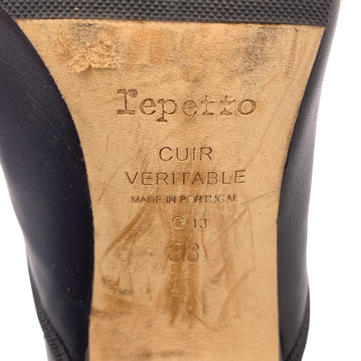 repetto / レペット レザー サイドゴア ヒール ブーティ ショートブーツ