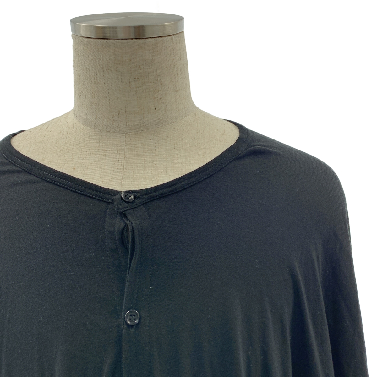 S'YTE YOHJI YAMAMOTO / サイトヨウジヤマモト オーバーシルエット ロング ポンチョ カーディガン