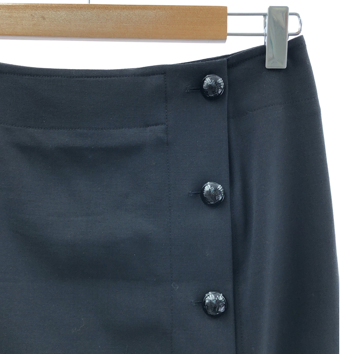 Chloe / クロエ ロゴボタン サイドジップ スカート