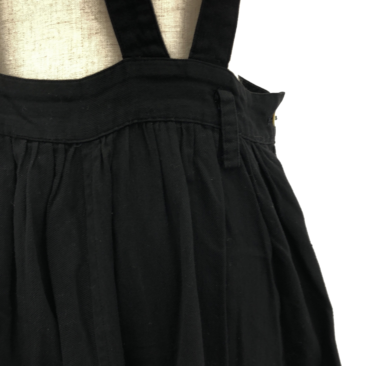 tricot COMME des GARCONS / トリココムデギャルソン コットン ギャザー ジャンパースカート ワンピース