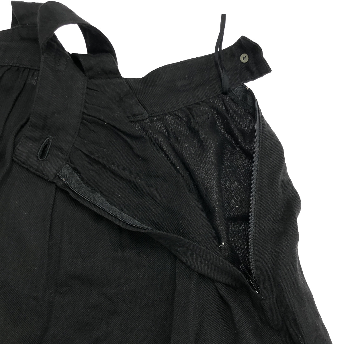 tricot COMME des GARCONS / トリココムデギャルソン コットン ギャザー ジャンパースカート ワンピース