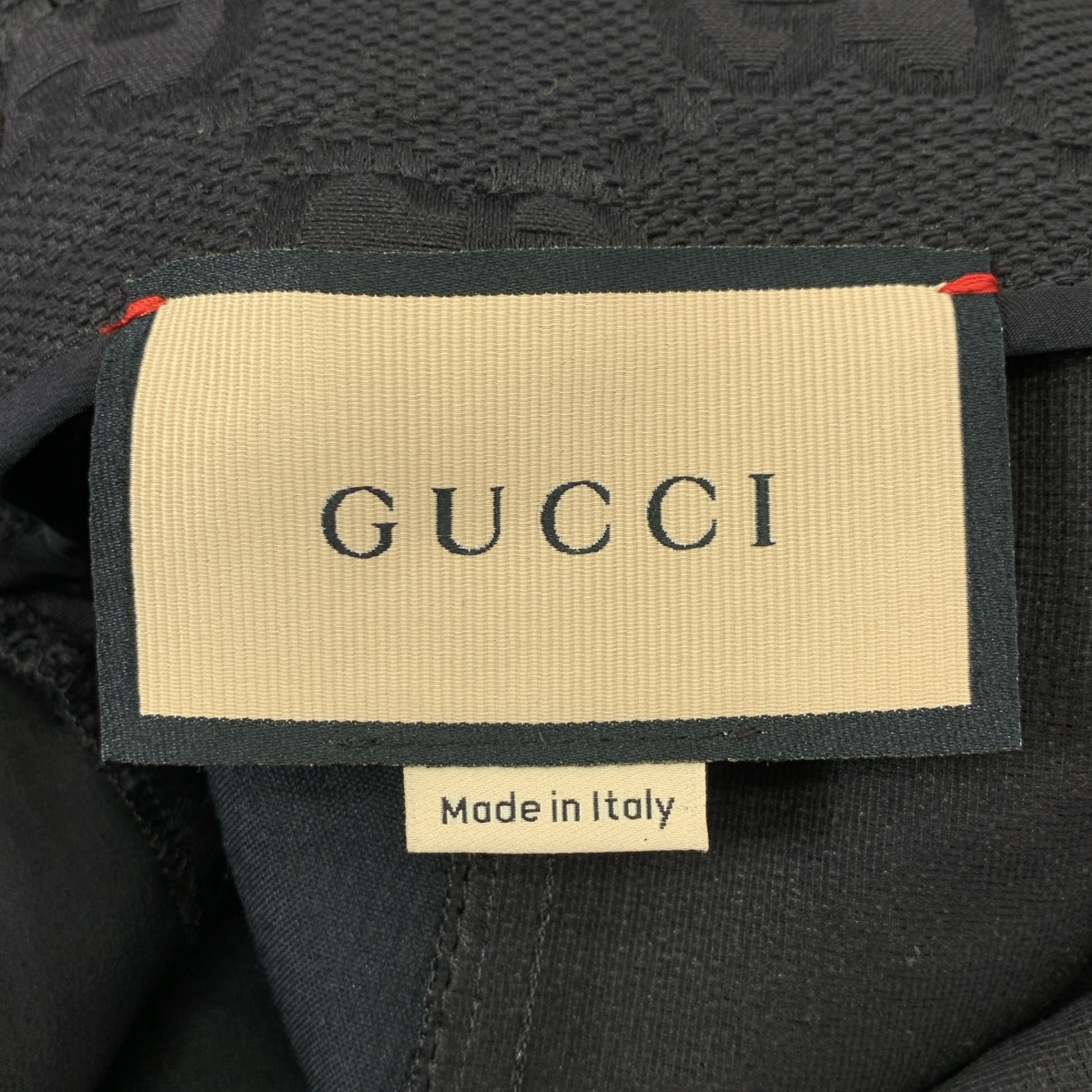 GUCCI / グッチ Monogram Pants / ジャガード GGロゴ 裾ジップ アジャスター パンツ