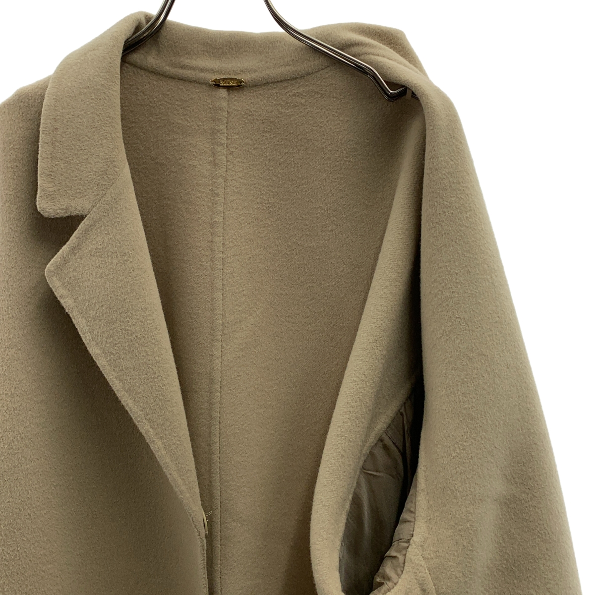 MUSE de Deuxieme Classe / ミューズドゥーズィーエムクラス ウール アンゴラ リバーコート