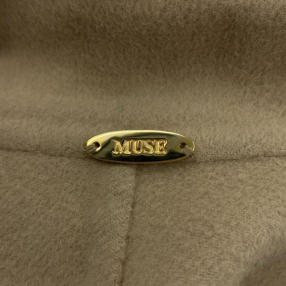 MUSE de Deuxieme Classe / ミューズドゥーズィーエムクラス ウール アンゴラ リバーコート