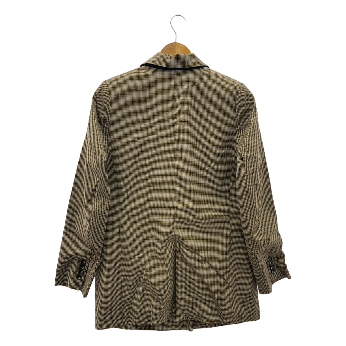 1er Arrondissement / プルミエアロンディスモン ウール チェック テーラードジャケット