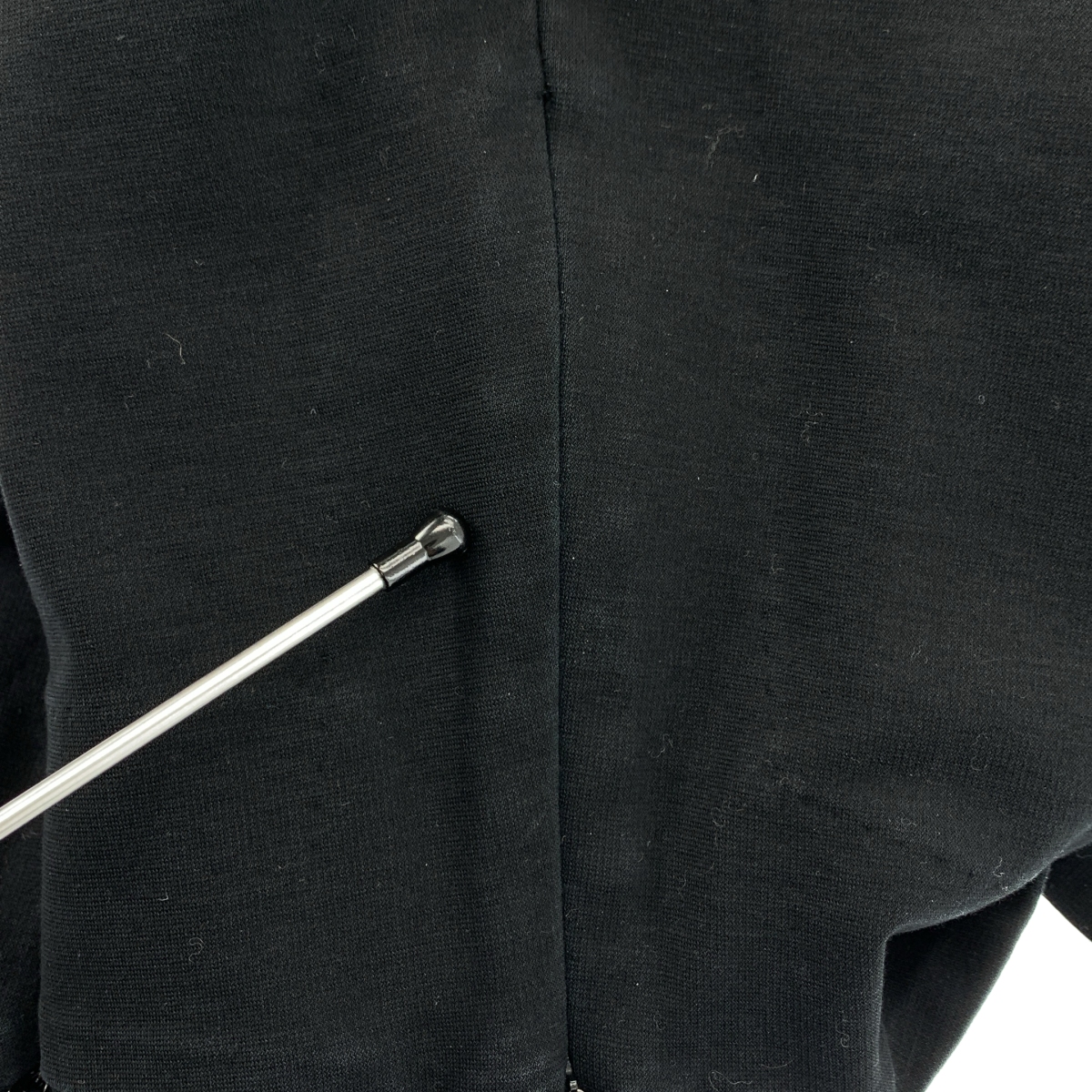 HYKE / ハイク サイドジップスリット クルーネック カットソー