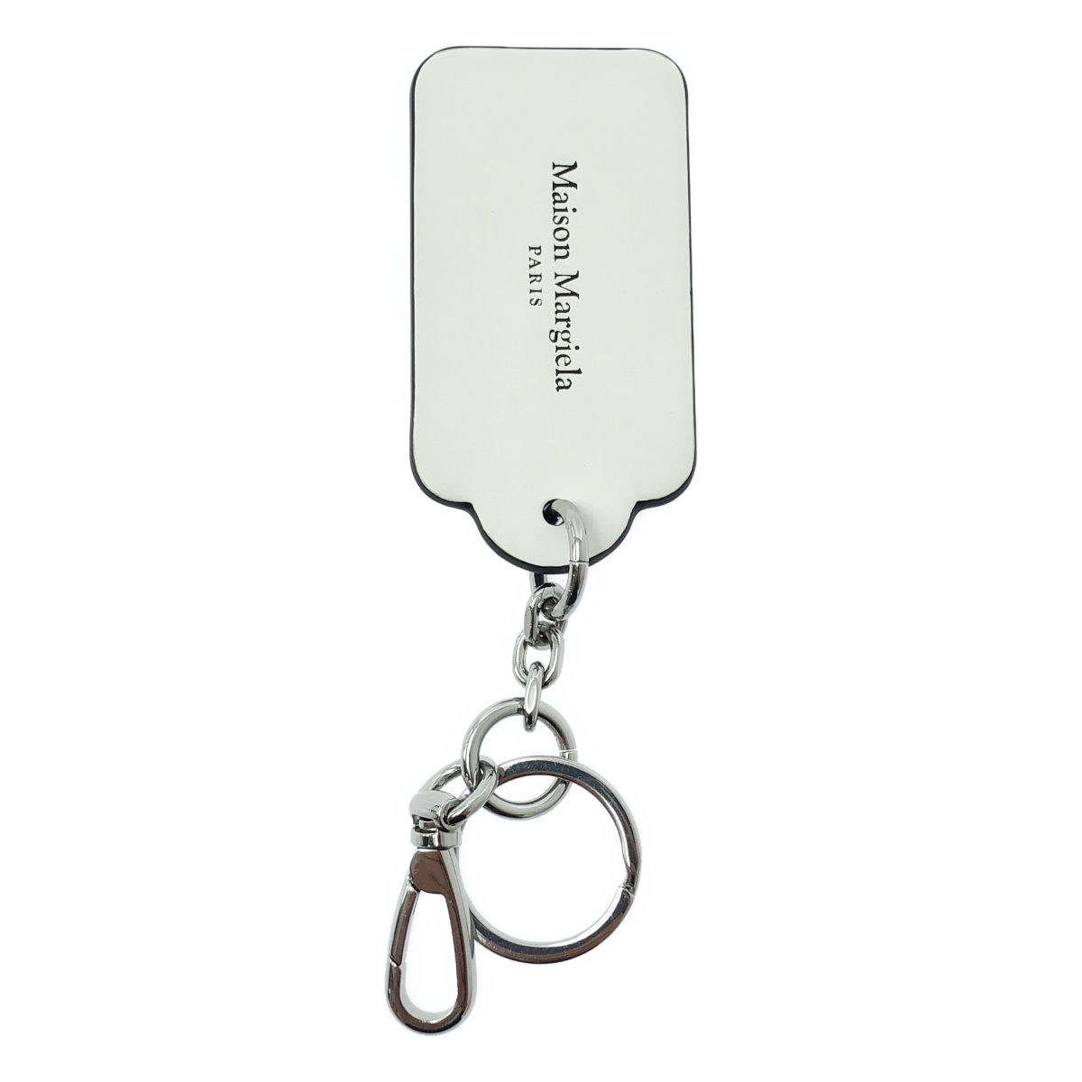 Maison Margiela / メゾンマルジェラ FOUR STITCHES KEYRING LARGE ロゴ キーリング
