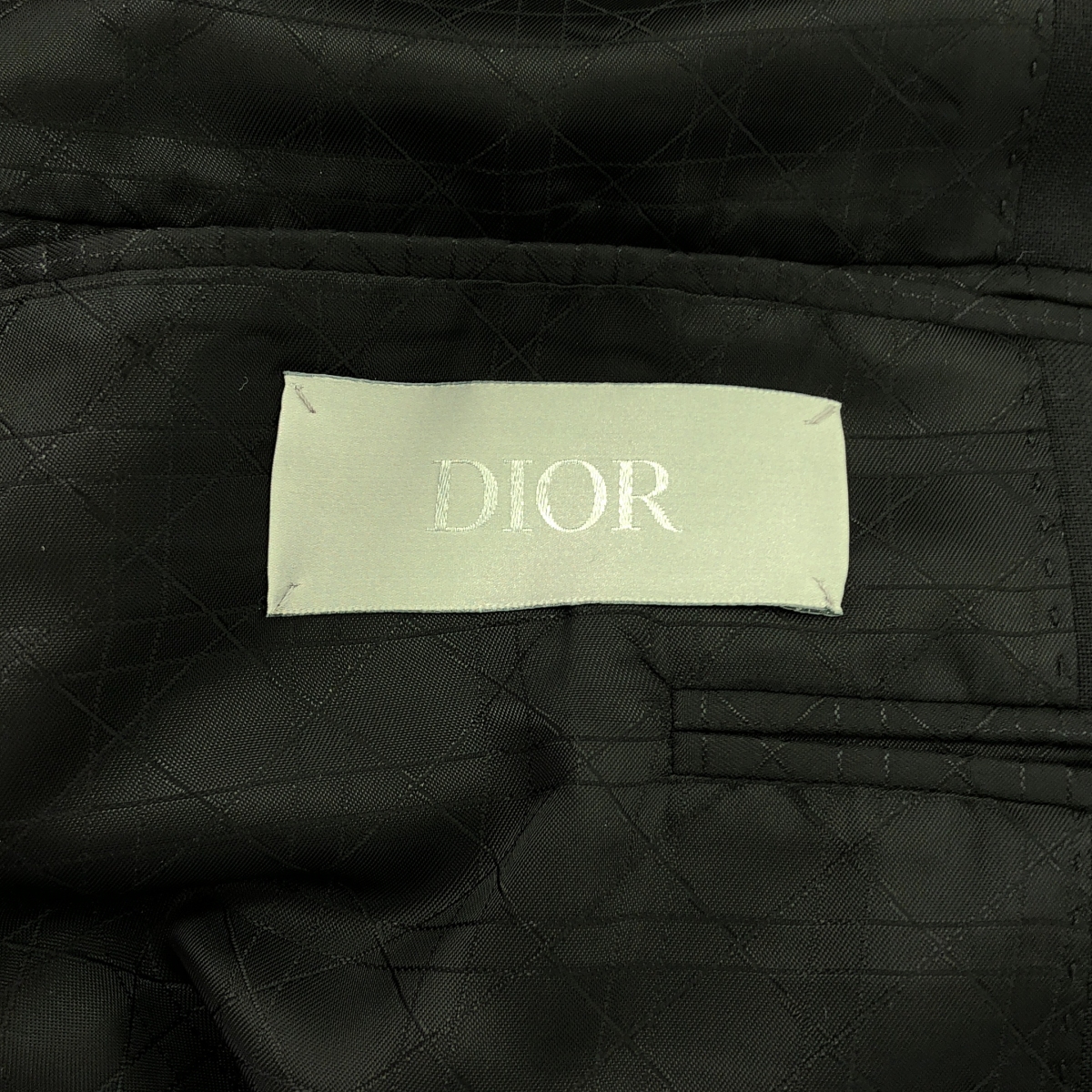 Dior / ディオール セットアップ / ウール モヘア ストラップ ダブルブレスト テーラードジャケット / スラックス