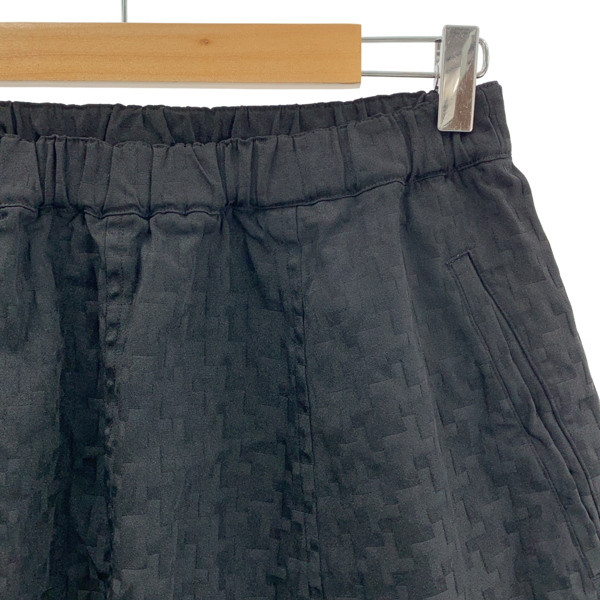 COMME des GARCONS COMME des GARCONS / コムコム ポリエステル縮絨 ジャガード サルエルパンツ