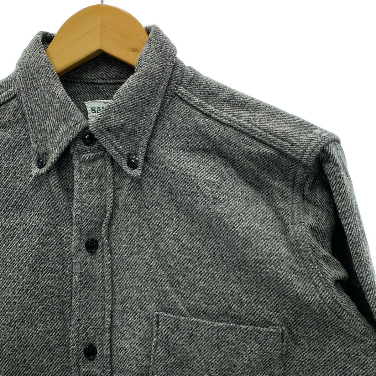 SASSAFRAS / ササフラス Green Thumb Shirt コットンフランネル グリーンサムシャツ