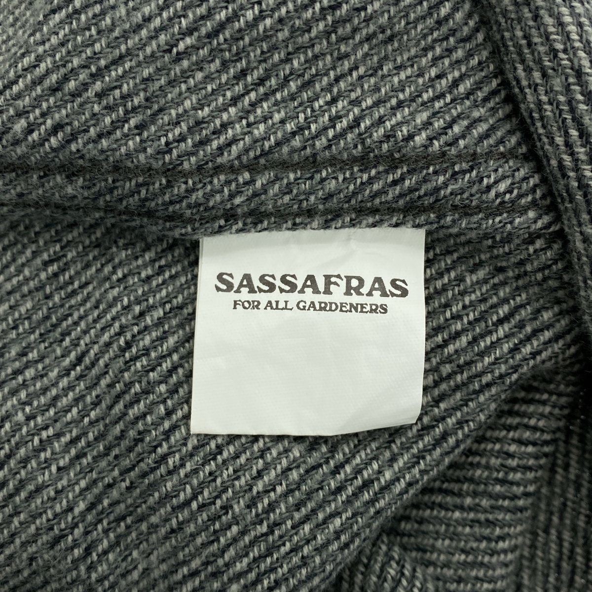 SASSAFRAS / ササフラス Green Thumb Shirt コットンフランネル グリーンサムシャツ