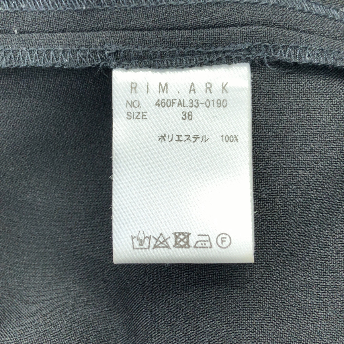 RIM.ARK / リムアーク Black dress SCENE2 ノースリーブ ワンピース