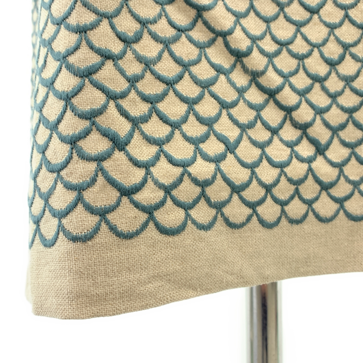 mina perhonen / ミナペルホネン mermaid リネン 総柄 刺しゅう ノースリーブワンピース