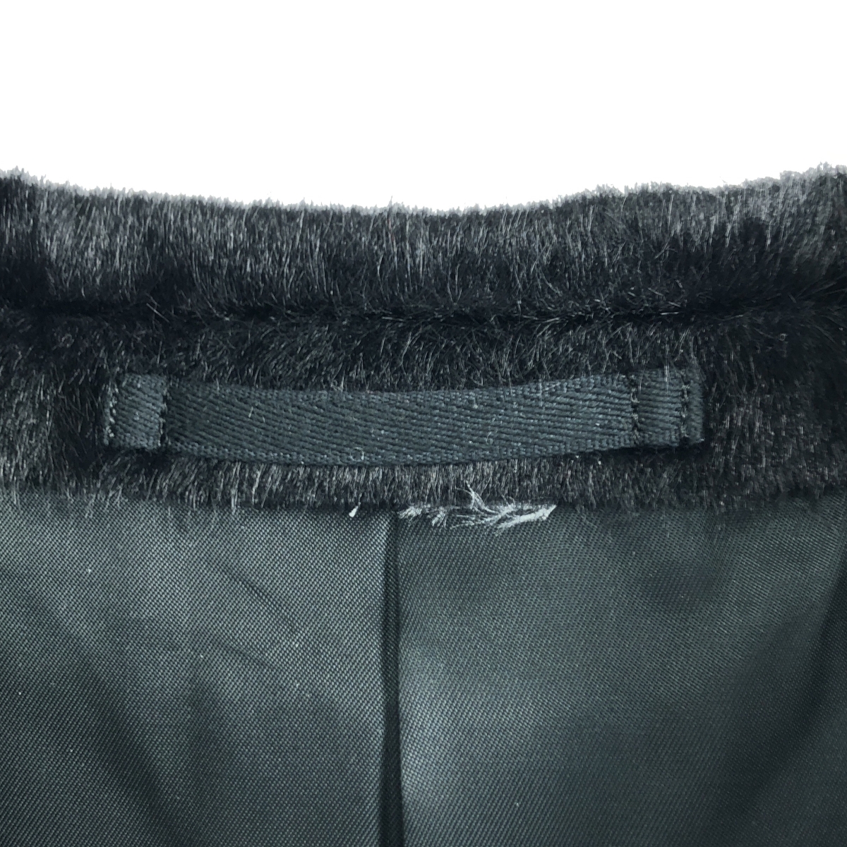 COMME des GARCONS HOMME PLUS / コムデギャルソンオムプリュス Panelled Faux Fur Coat フェイクファー 中綿パーツ コート