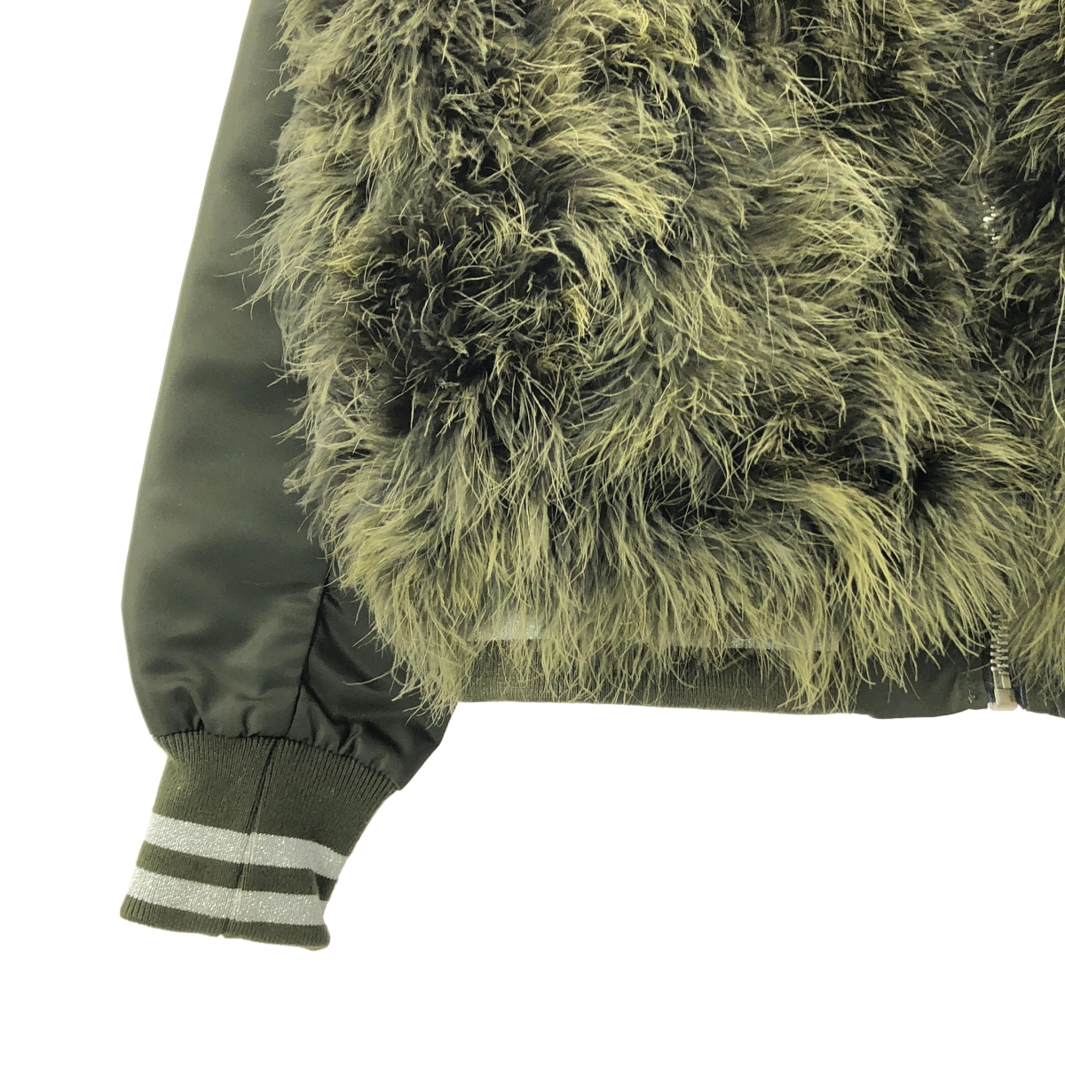 ERMANNO SCERVINO / エルマンノシェルヴィーノ フェザー リバーシブル ブルゾン ジャケット