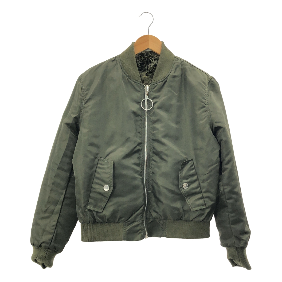 ERMANNO SCERVINO / エルマンノシェルヴィーノ フェザー リバーシブル ブルゾン ジャケット