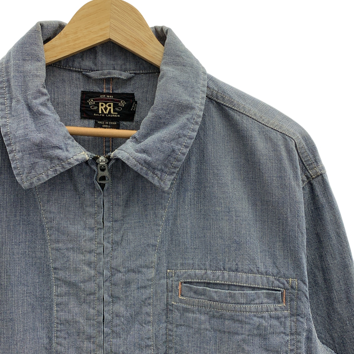 RRL / ダブルアールエル コットン ピンチェック ジップアップ ジャケット
