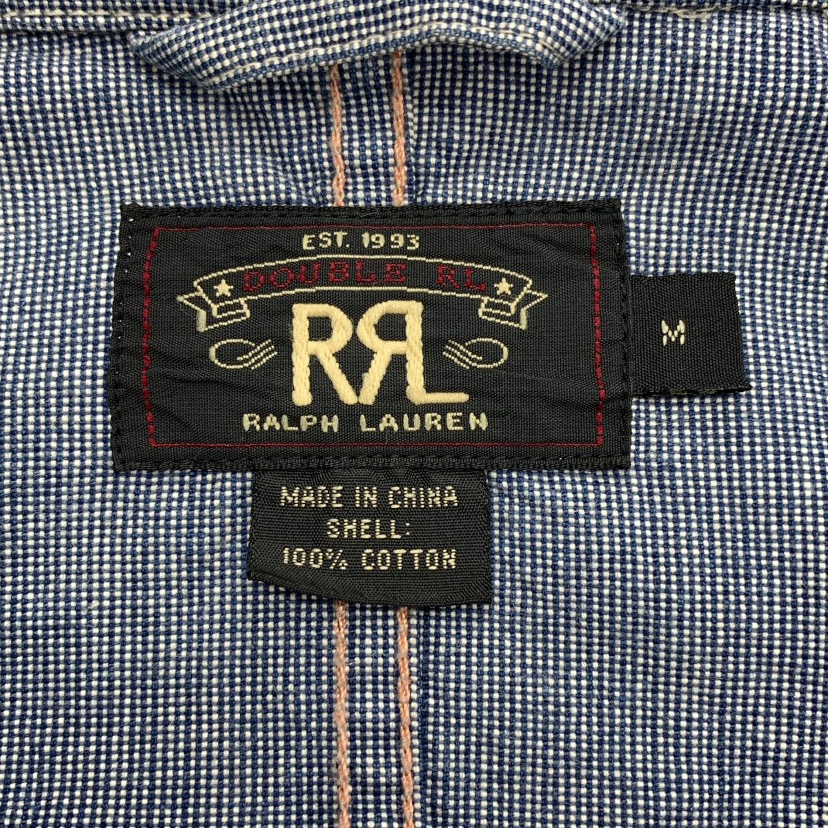 RRL / ダブルアールエル コットン ピンチェック ジップアップ ジャケット