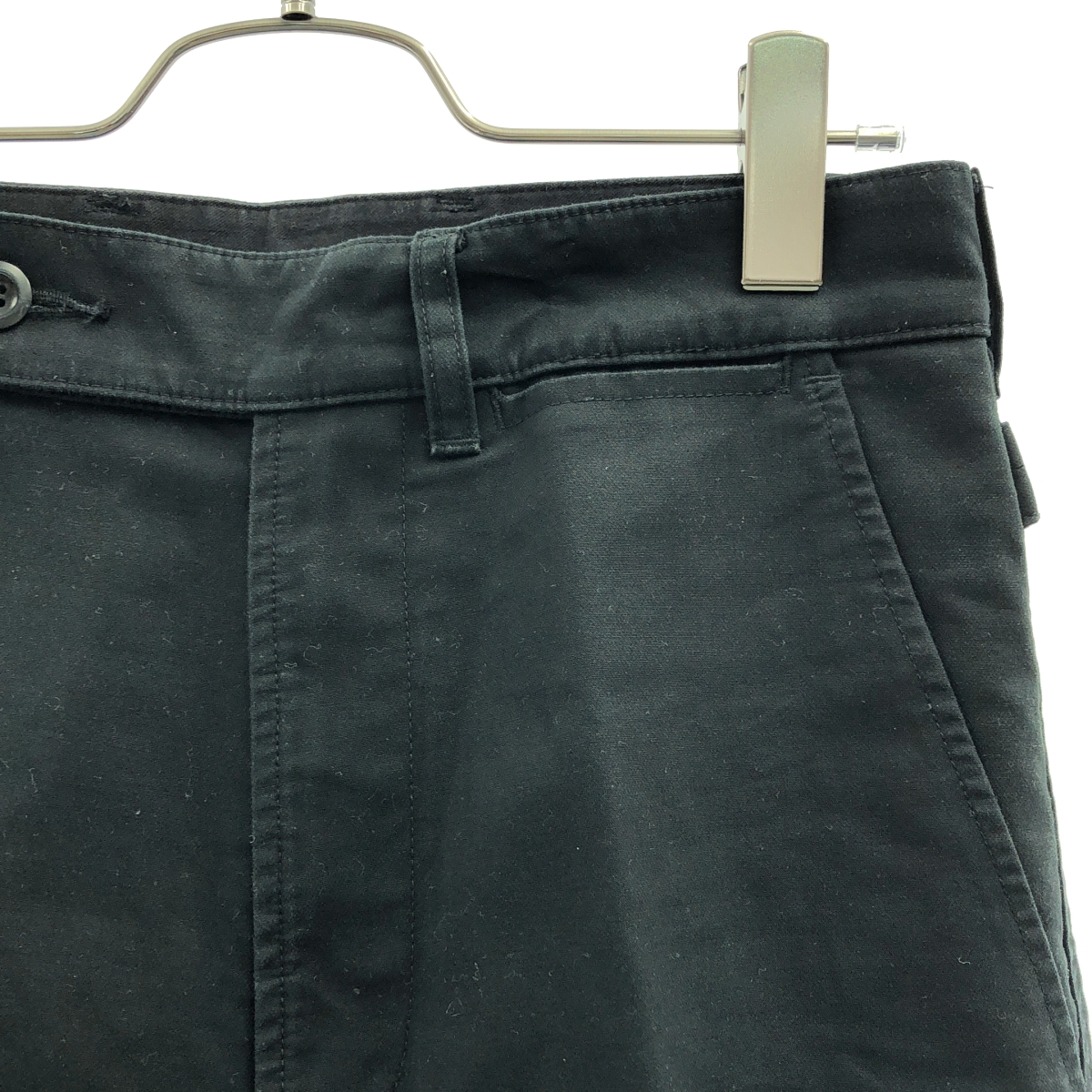 MHL. / エムエイチエルマーガレットハウエル サイドダブルアジャスター ワイド スラックス パンツ