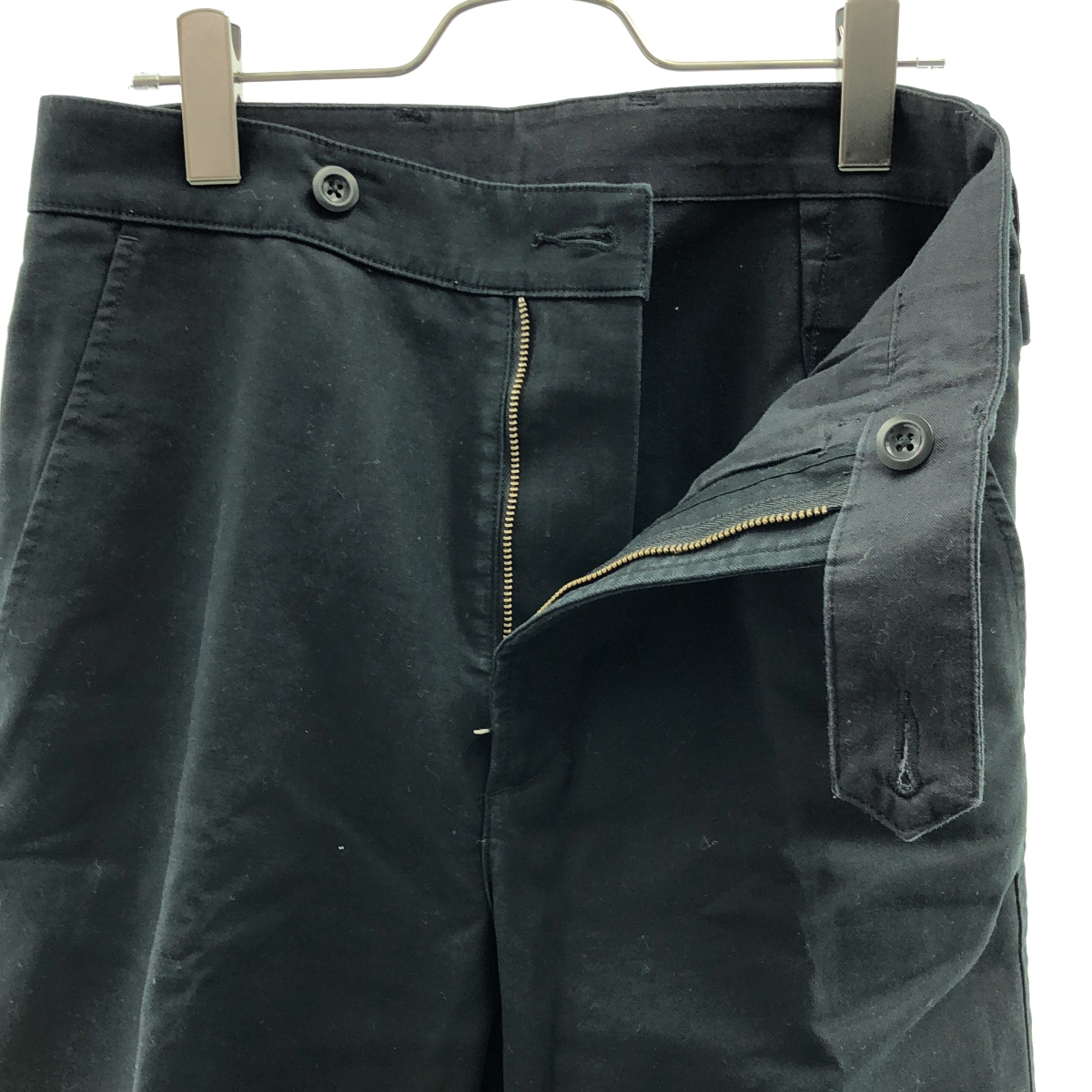 MHL. / エムエイチエルマーガレットハウエル サイドダブルアジャスター ワイド スラックス パンツ