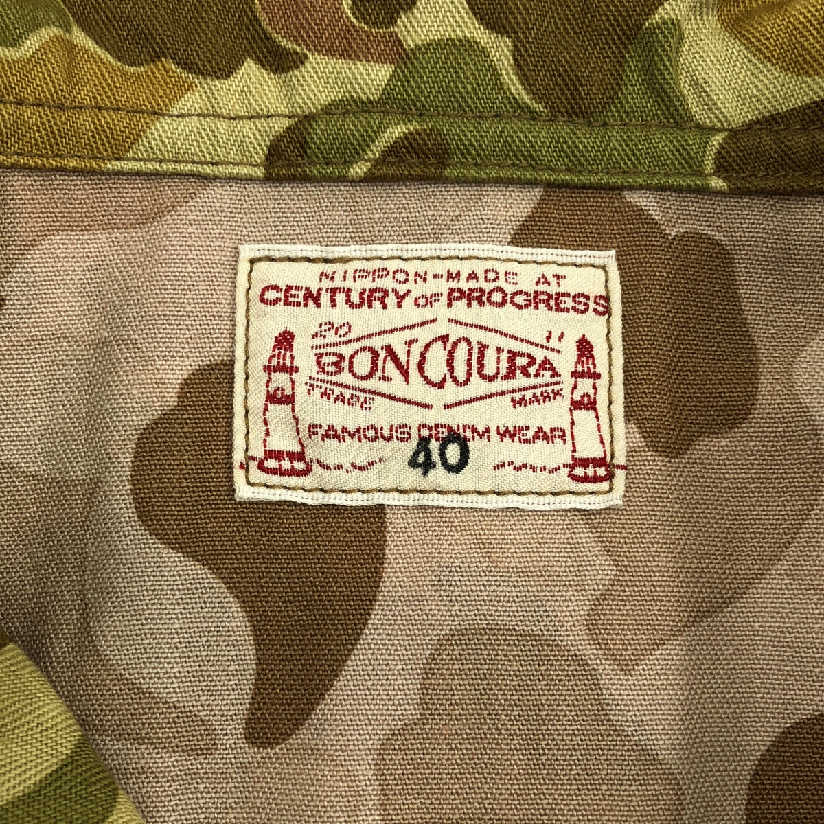 BONCOURA / ボンクラ US Navy Shawl Collar Duck Hunter Camo ダックハンターカモ ショールカラー カバーオール ジャケット