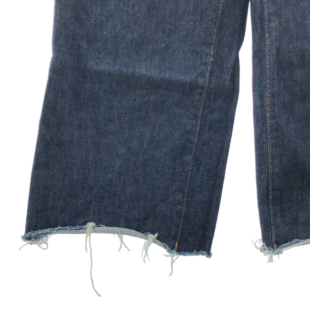 IENA / イエナ カットオフ加工 シンチバック ワイド デニムパンツ