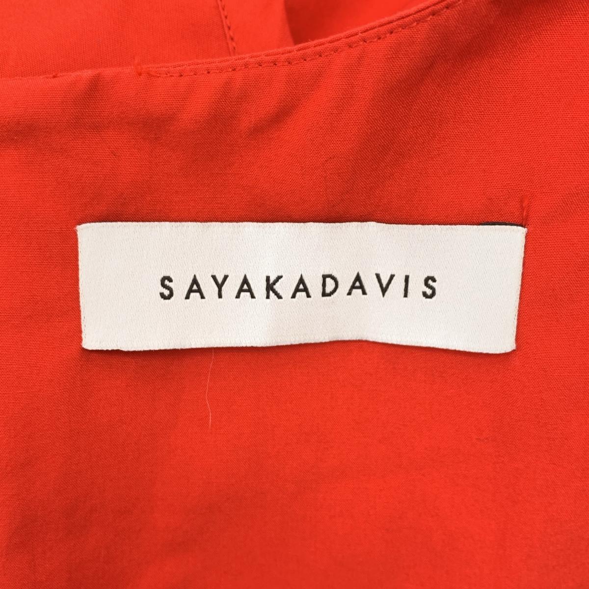 SAYAKA DAVIS / サヤカデイヴィス コットン ノースリーブ ワンピース