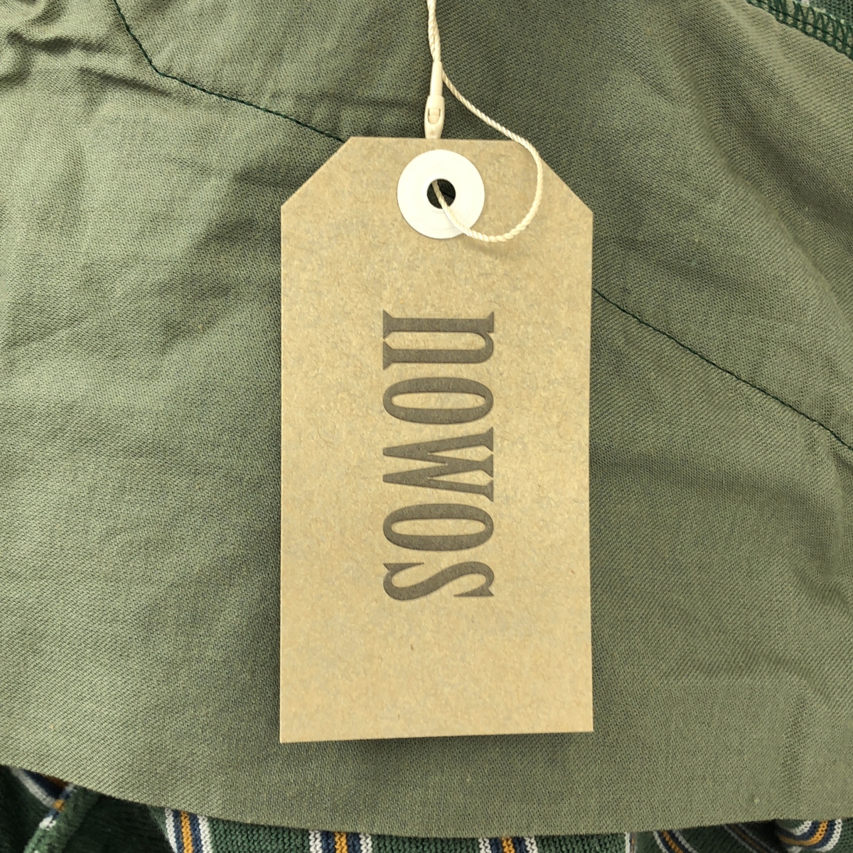 NOWOS / ノーウォス border short pants / ドローストリング イージー ショートパンツ ショーツ