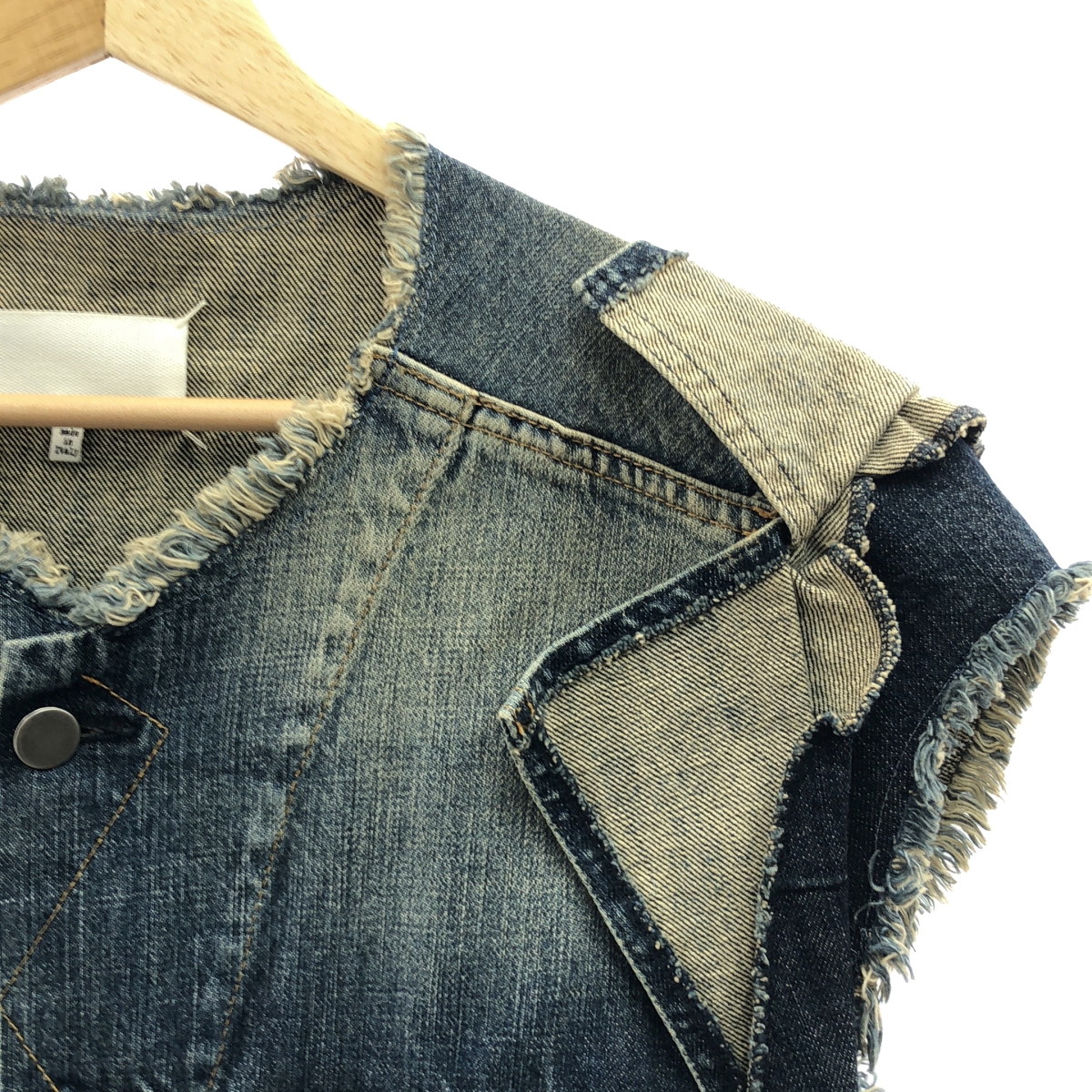 Maison Martin Margiela / メゾンマルタンマルジェラ ダメージ加工 スリーブレス デニムベスト