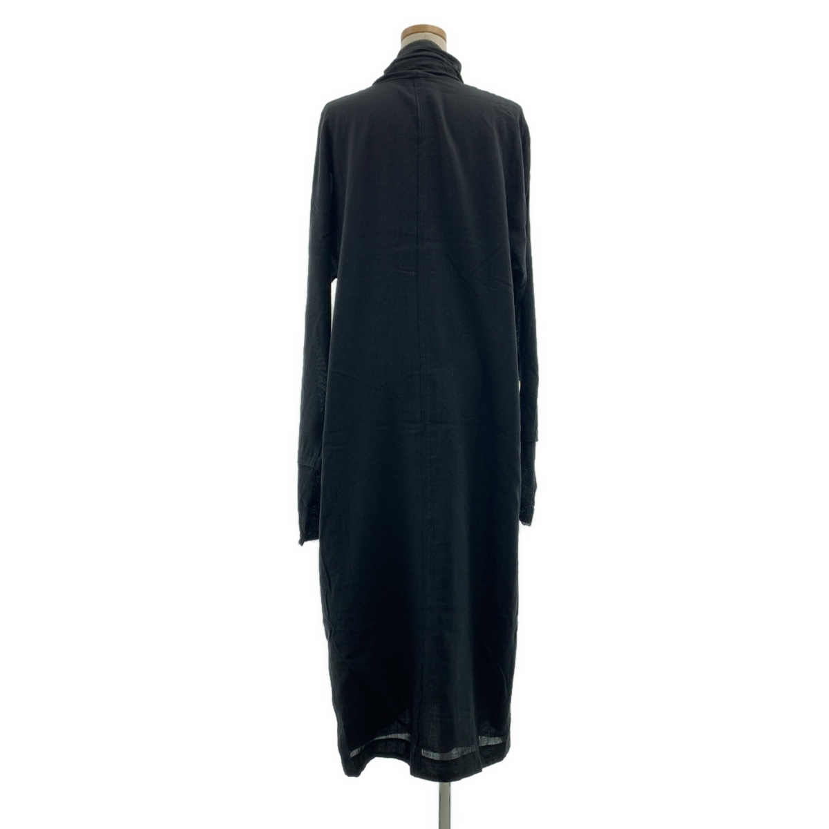 KRISTENSEN DU NORD / クリステンセンドゥノルド コットン ハイネック 切替 ロング ワンピース